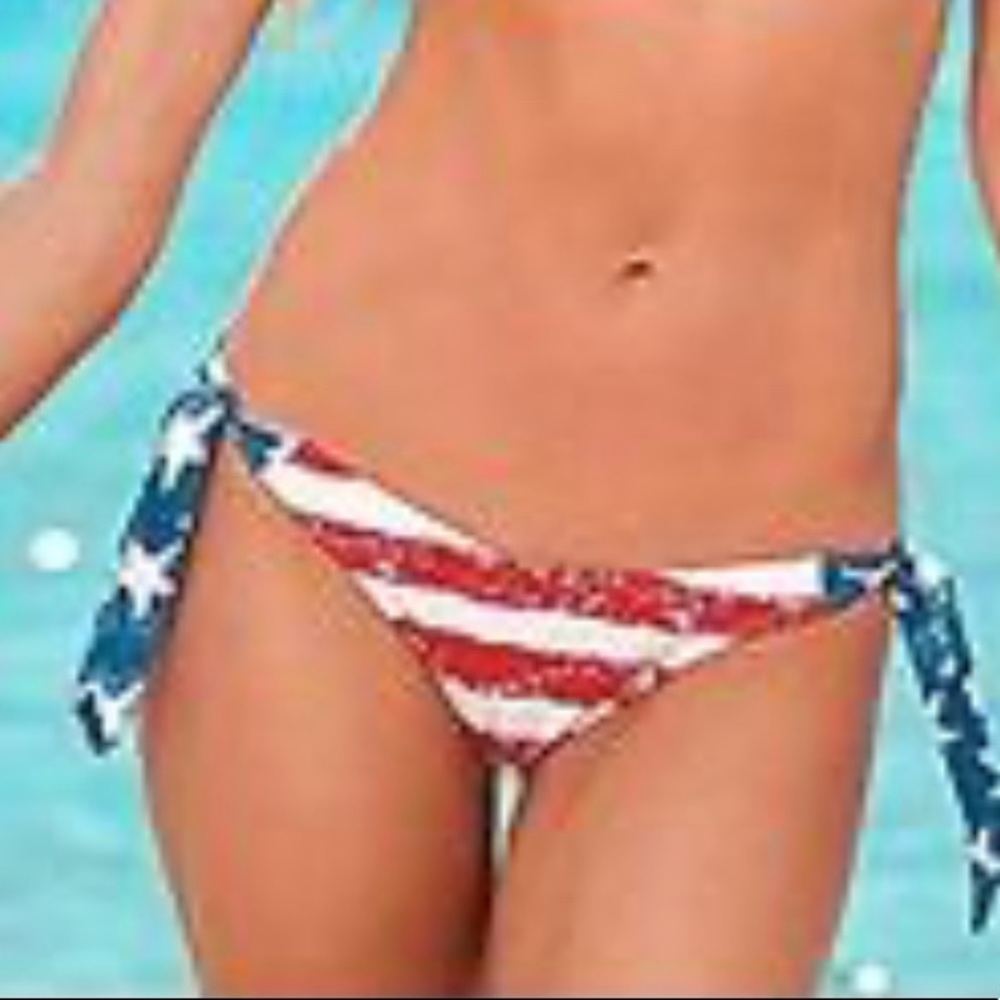 Venus Sash Tie American Flag 🇺🇸 Swimsuit Bottom!
